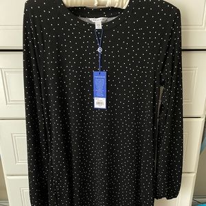 Popsugar Polka Dot Long Sleeve Dress